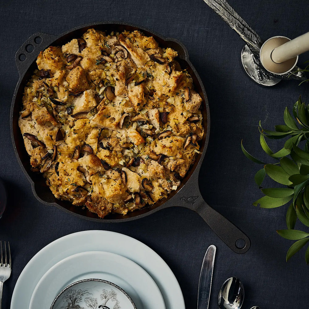 Sourdough Stuffing (Dressing) with Herbs and Brown Butter