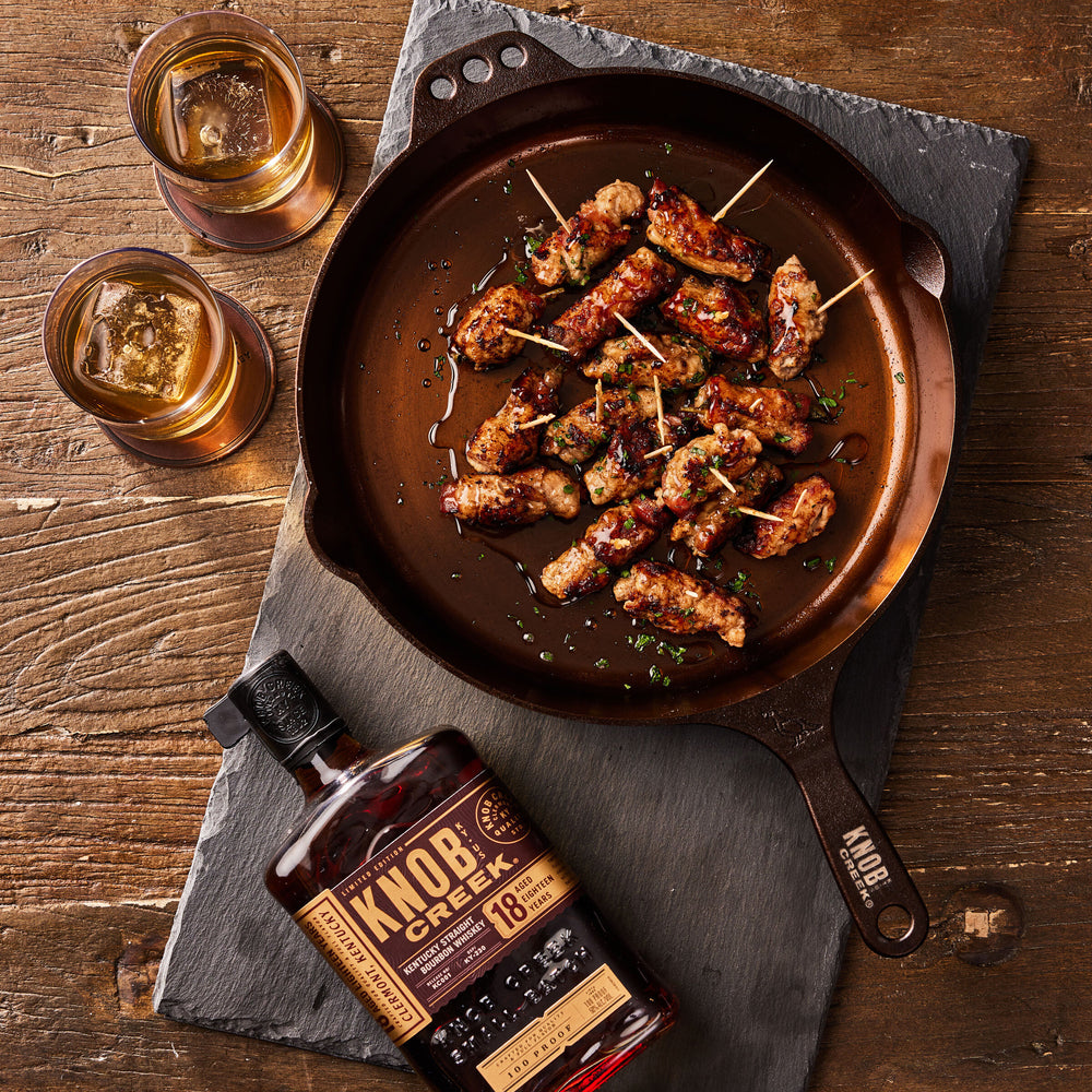 Cast Iron Veal Poppers With Knob Creek 18 Year Special Sauce