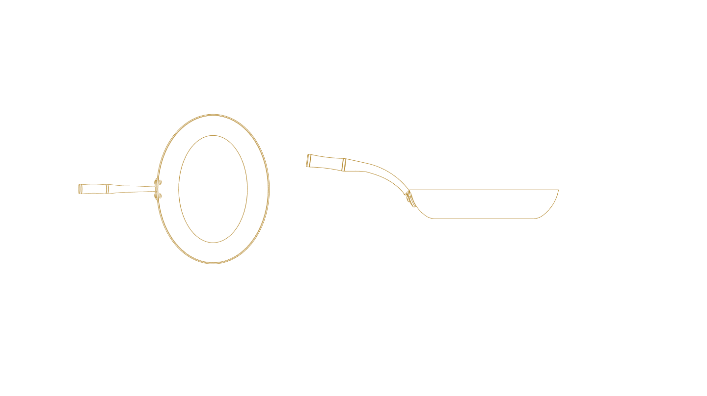 The Fish Skillet Dimensions Blueprint